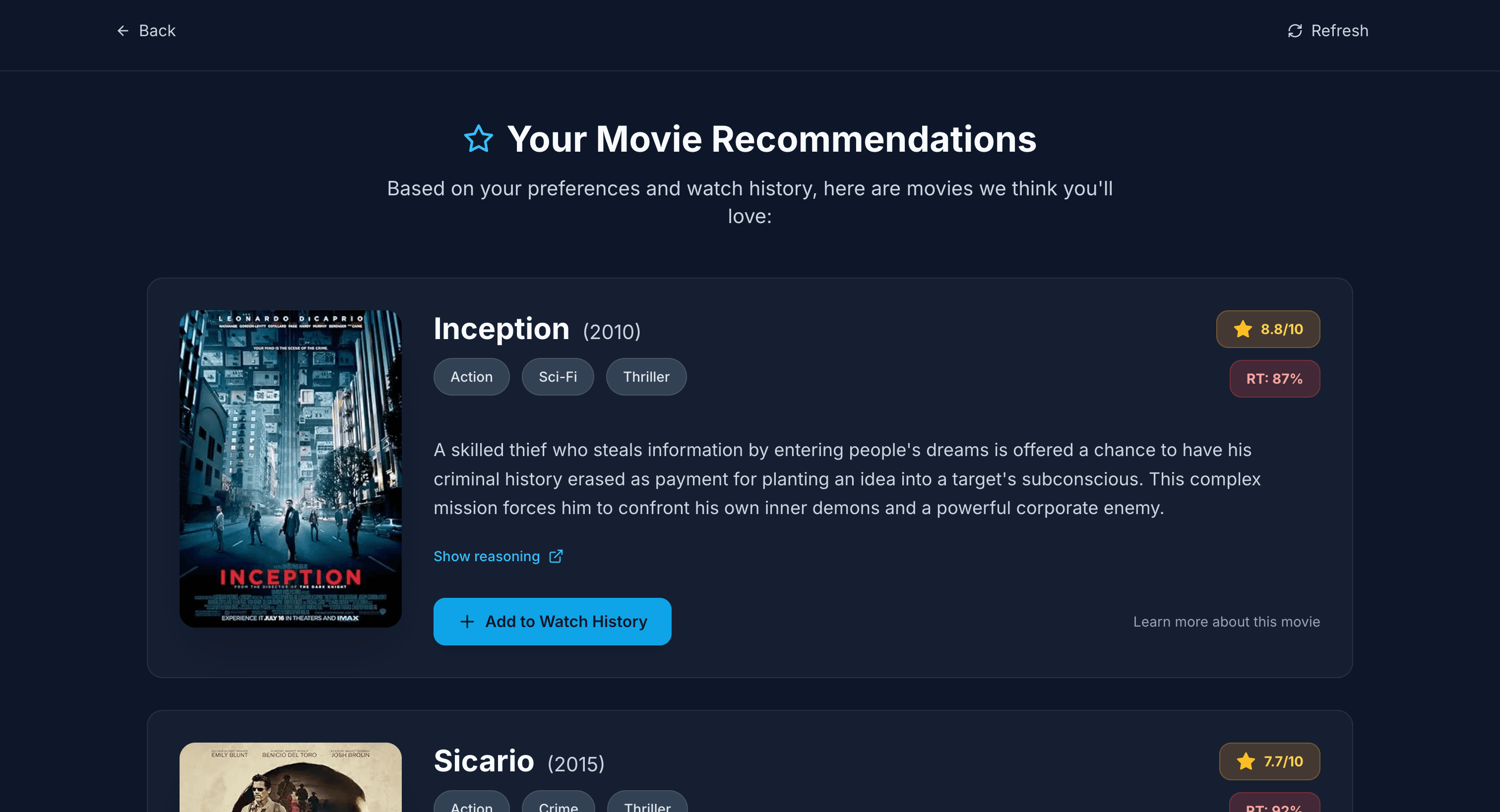 AI Movie Recommendation Engine